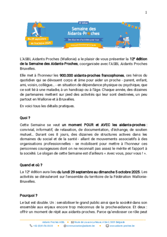 Détails pratiques